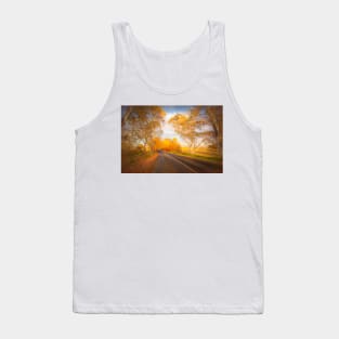 Autumn Road - Woodside, The Adelaide Hills, South Australia Tank Top